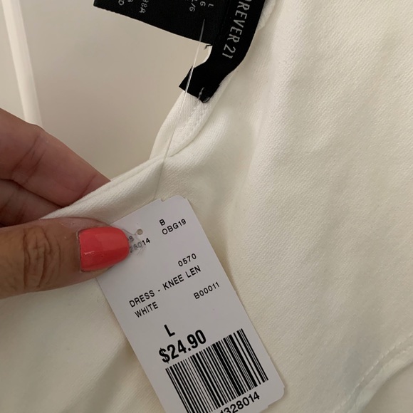 One shoulder cotton dress. NWT. - Picture 2 of 4